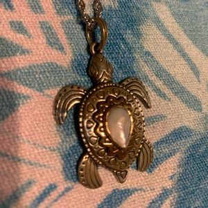James Avery Mother of Pearl Sea Turtle Pendant